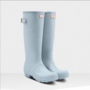 Hunter Blue Rain boots